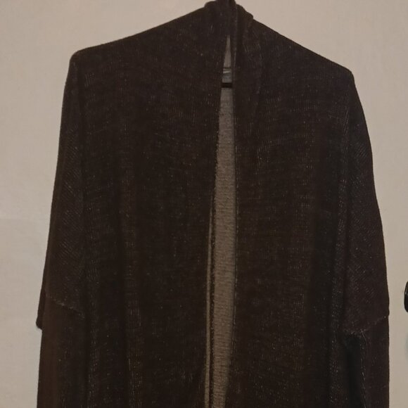 Indigenous Size L Hand Loomed Long Sleeves Organic Cotton Blend Cardigan - Picture 1 of 5